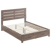 Coaster Brantford Eastern King Storage Bed Barrel Oak Model 207040KE